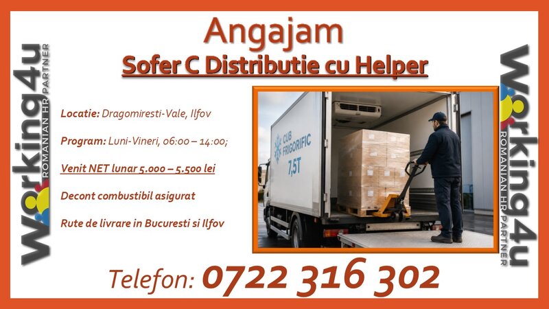 Sofer C distributie cu Helper.